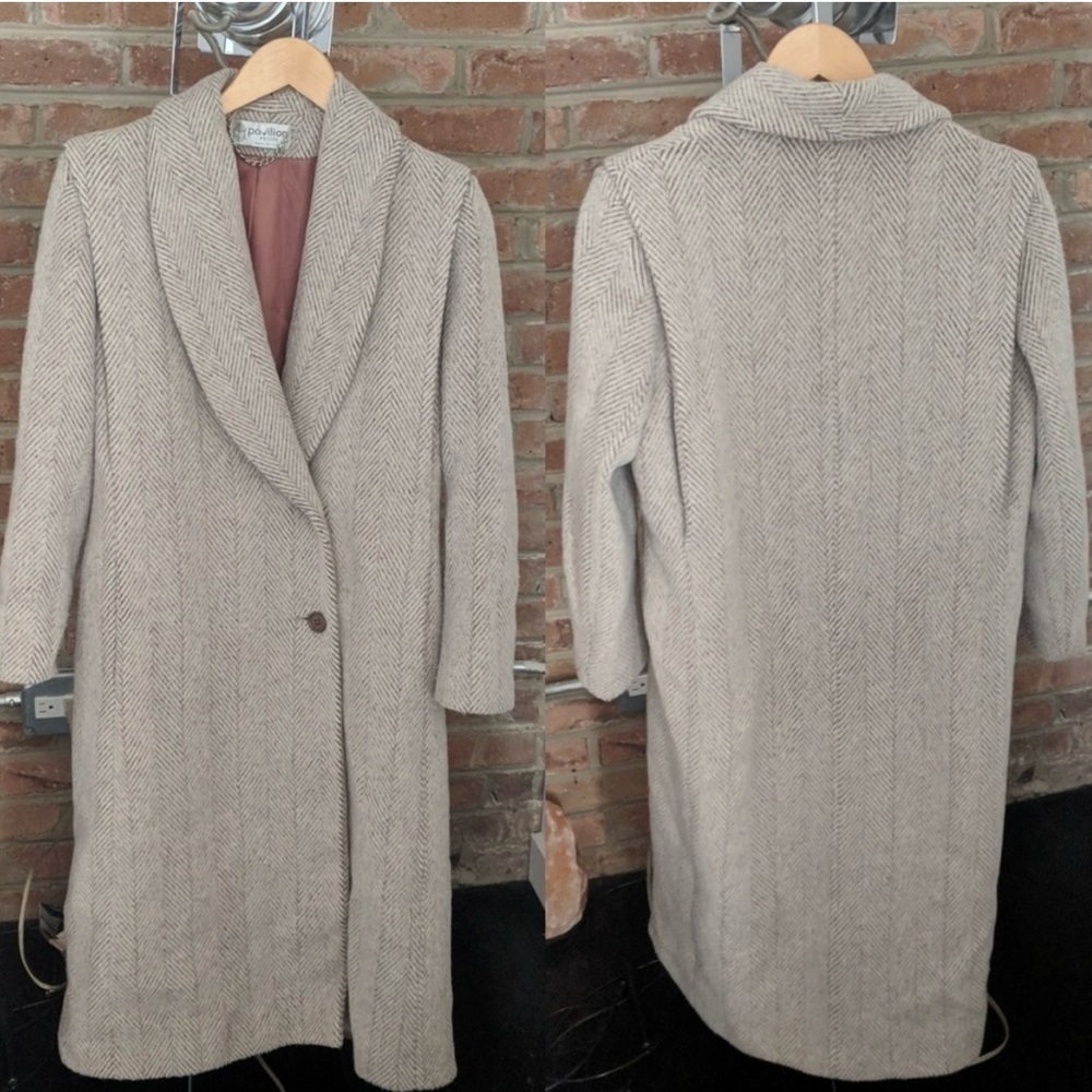 Herringbone Wool coat